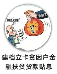 建档立卡贫困户金融扶贫贷款贴息